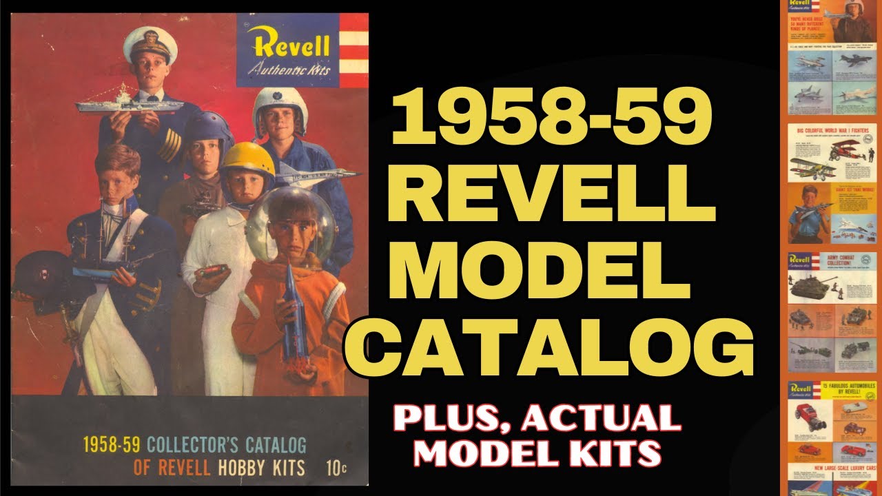 Revell Model Catalog 1958–1959 — Early Kits & Box Art History