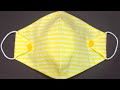 (New) Face Mask Sewing Tutorial - Make Fabric Face Mask At Home - DIY Cloth Face Mask (Easy pattern)