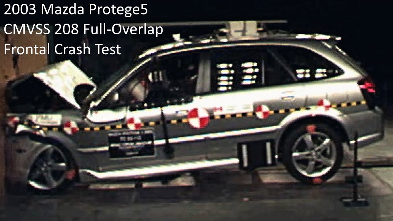 1999-2003 Mazda Protege5 Wagon CMVSS 208 Full-Overlap Frontal