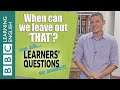 ‘That’ - Learners' Questions