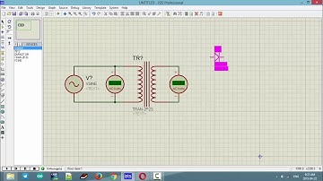 How to Convert AC 220v to DC 12v Simulation in Proteus Circuit Design