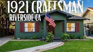 Touring a 1921 Craftsman in Riverside's Historic Wood Streets  | CA Real Estate ($565K)