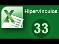 Tutorial Excel (Cap. 33) Hipervínculos