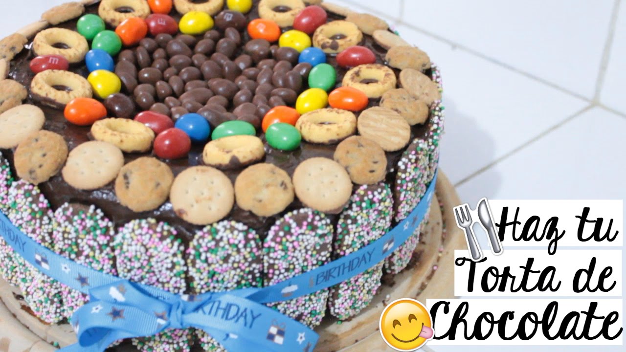 TORTA DE CHOCOLATE Y DECORACION - Receta Fugde - Design & Style - YouTube