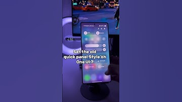 Set the old quick panel Style onOne UI 7 🖤💜