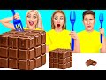 Großer, Mittlerer und Kleiner Teller Challenge | Leckere Essenstricks Mega DO Challenge