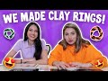 We Made Clay Rings!!! *DIY* | Aashna Hegde