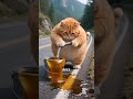 Cat Saves Fox, Builds Empire, Commits War Crimes?! 🧡🦊" #usashorts #cat #trending #funny #viral #fyp