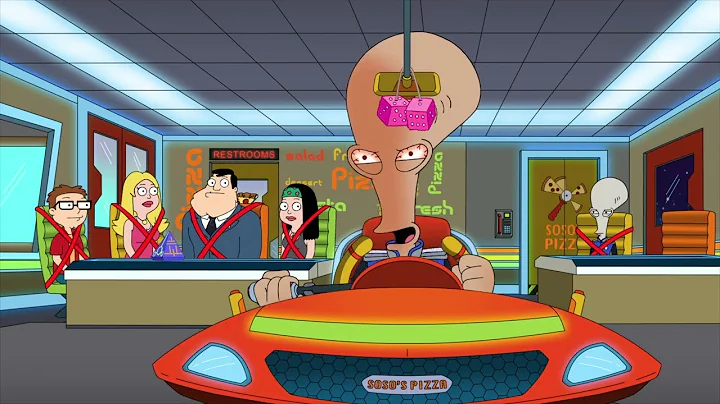 American Dad - Flying directly into the sun!