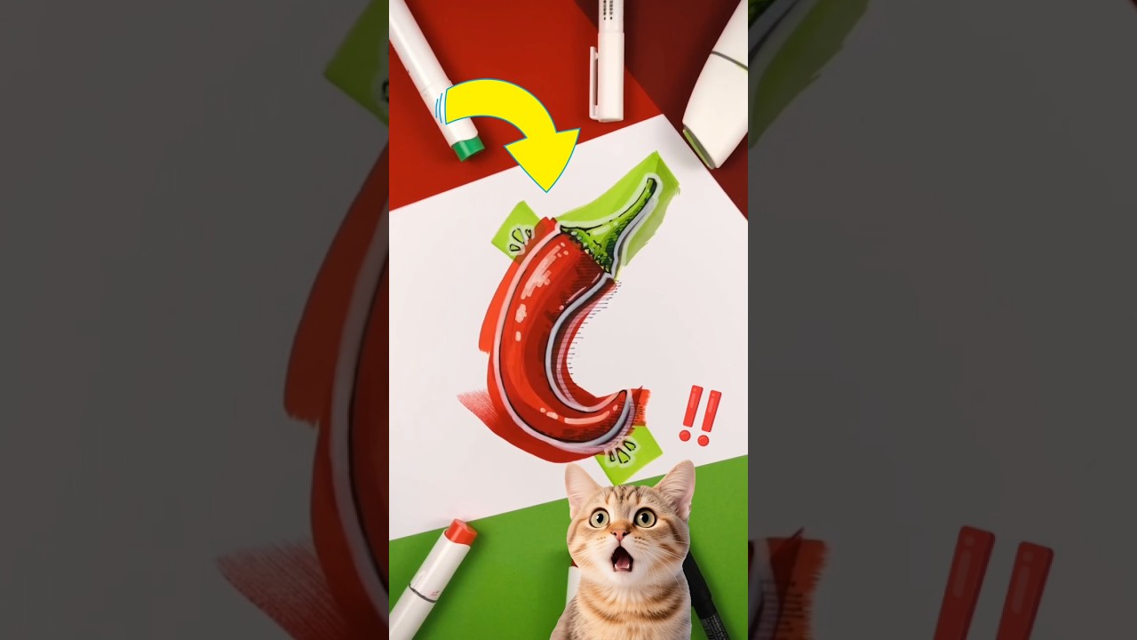 Как маркерная графика оживляет рисунки ✨