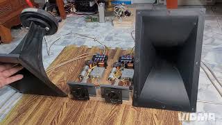 Test phân tần tụ dầu ghép mid kèn Yamaha