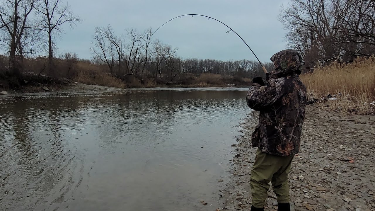 First Lake Erie Tributary Steelhead Trout Trip of 2023. YouTube