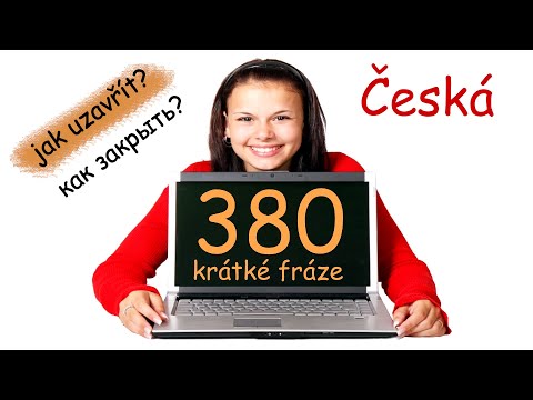 Учить чешский легко! Короткие фразы с переводом на чешский язык