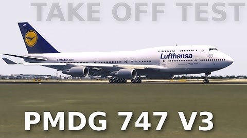 [FSX] PMDG 747 V3 - QUICK TAKE OFF TEST (Spotter View)