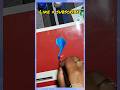 💙🤍🎨 Simple blue &amp; white flower painting using acrilic colour combo #Painting hacks# painting#Shorts