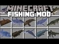 Minecraft FISH MOD / SWIM AWAY FROM SHARKS AND GIANT KILLER WHALES!! Minecraft