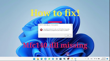 Fix mfc140.dll missing Windows 11