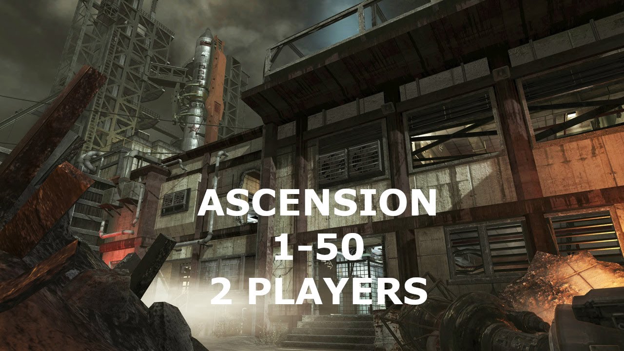 Cod Black Ops Zombies Ascension 1 50 2 Players Youtube