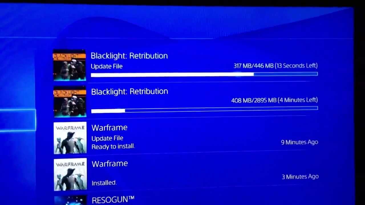 how long does a game take to download on ps4