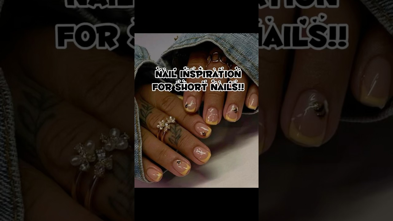 ✨Nail inspo for short nails✨  