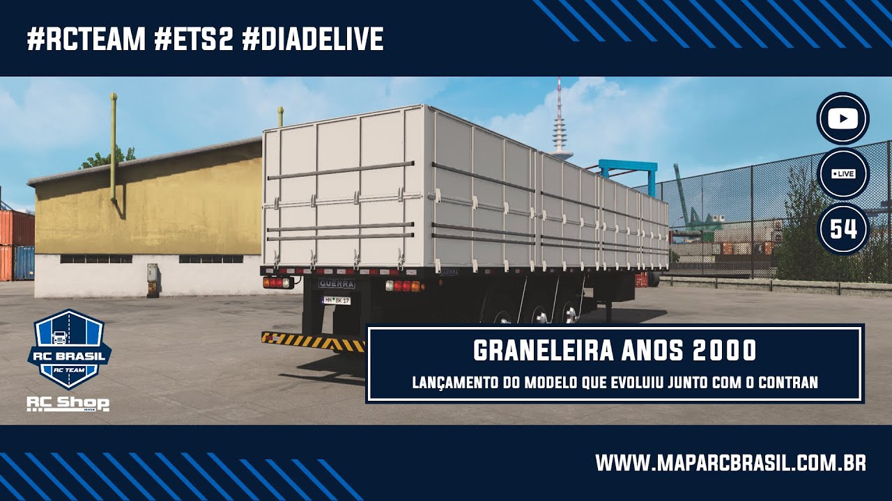 Mapa RC Brasil ETS 2 Fechando 2022 com lançamento. YouTube