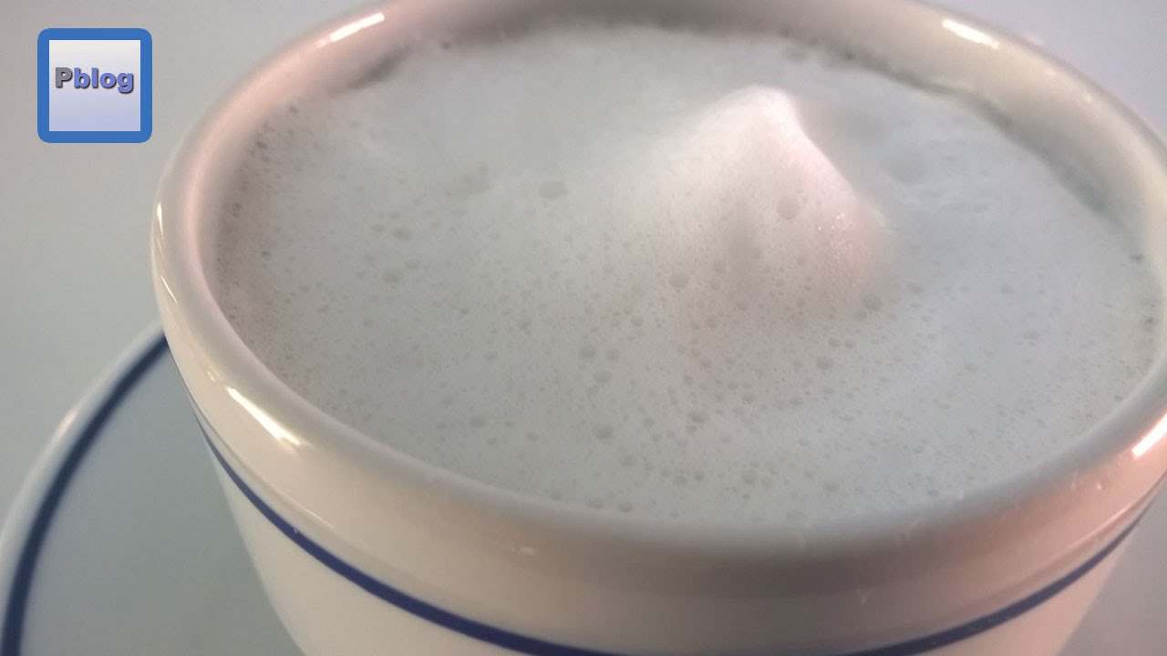 How to make milk foam with Thermomix for coffees and lattes