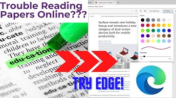 How to Read Research Papers & Articles using Microsoft Edge Browser | Effective Reading