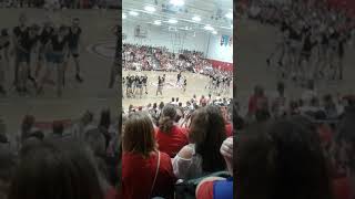 Hurricane High 2018 guy cheer. Freshman