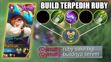 Build Ruby Paling Mengerikan Yang Pernah Ada! Musuh Auto Kena Mental - Ruby Mobile Legends