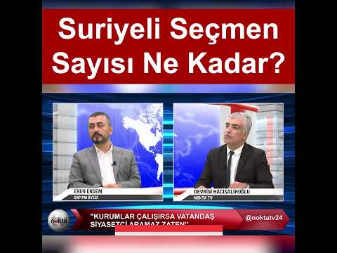 CHP'ye Göre Suriyeli
