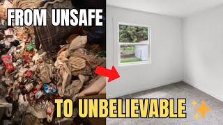 From Disgusting To Done Full Transformation Reveal Real Estate Rehab Final Wall
