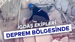 İgdaş Deprem Bölgesi̇nde Çalişiyor