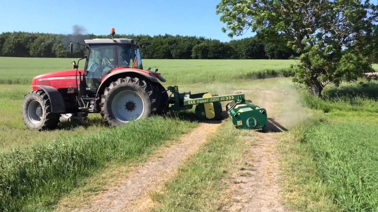 [DK] slagleklippning med en Ferguson 8220 2016
