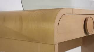 Moonrise Natural Ash 2 Drawer Vanity Desk from TOV Furniture screenshot 4