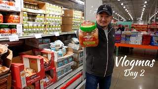 Shopping at Costco with my Brother-in-law from Korea! | Vlogmas 2 - Chef Julie Yoon