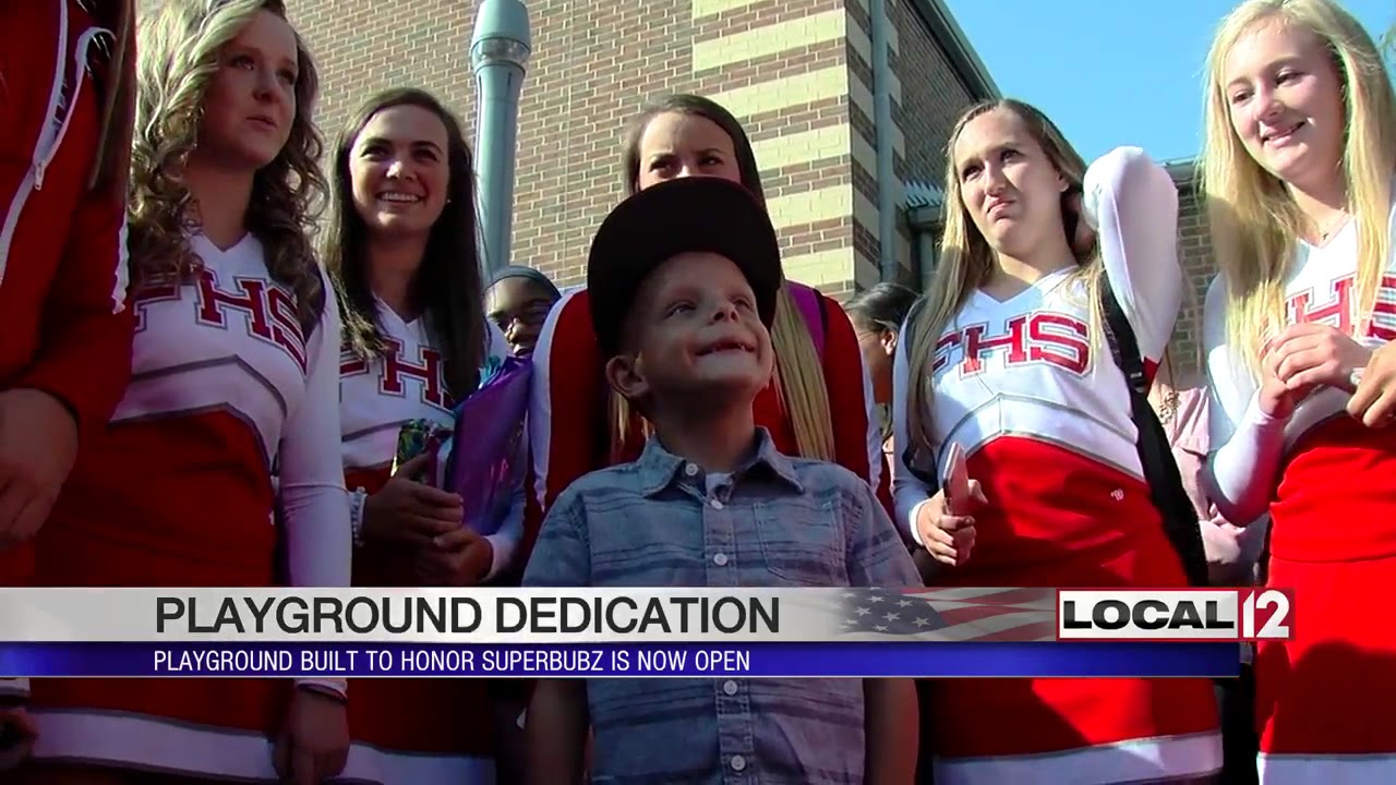 Playground dedicated in honor of little boy who died from brain cancer