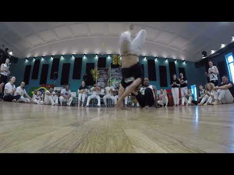 RODA DE IUNA ANIVERSARIO DE 10 ANOS FESTIVAL FGRCAPOEIRA_MOSCOW NA RUSSIA. Pepeu Capoeira