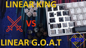 New BEST Linear Switches? Everglide Aqua(Water) Kings Sound Tests! w/ Gateron Ink Black Comparison!