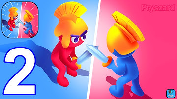 Ragdoll Merge: Command & Fight - Gameplay Walkthrough Part 2 Tutorial Archer Unlocked  (iOS,Android)