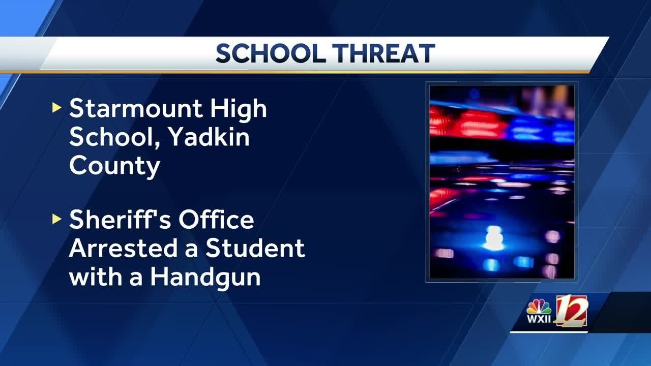 Student arrested after gun found at Starmount High School - YouTube