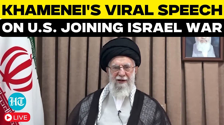 Khamenei LIVE: Iran Supreme Leader's Speech On US Joining Israel War Viral After Trump Bombs Iran