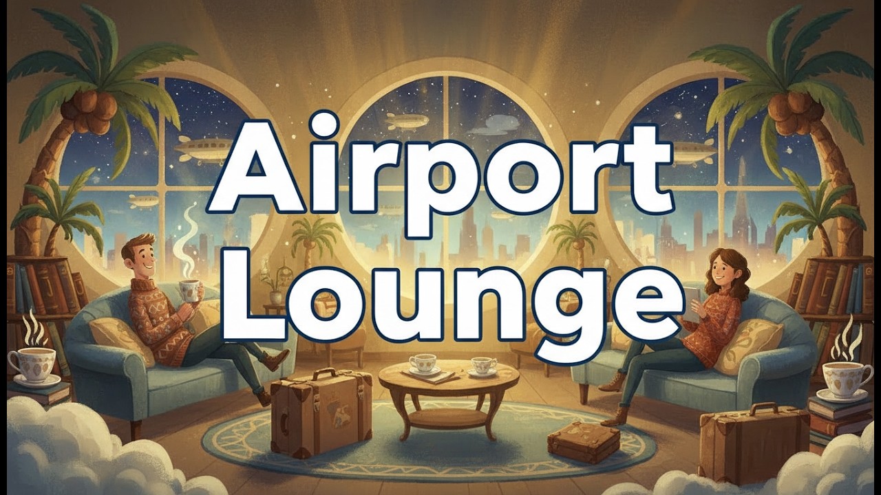 Зал ожидания в аэропорту | Простой английский для аудирования