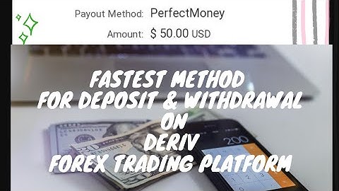 Fastest Method For Deposit and Withdrawals on Deriv (Binary) | Best Perfect Money Guide