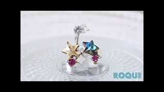 ボディピアス 16G スタービジュースクエア ストレートバーベル