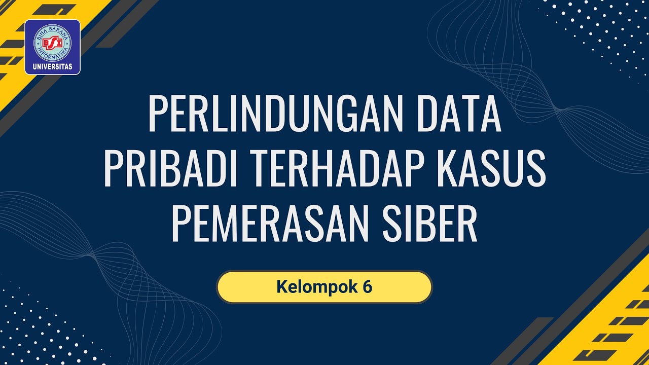 Project UAS Eptik - Urgensi Perlindungan Data