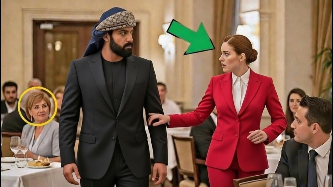 Un multimillonario árabe enojado quería irse¡pero la camarera le habló en árabepuroylasalasecongeló!