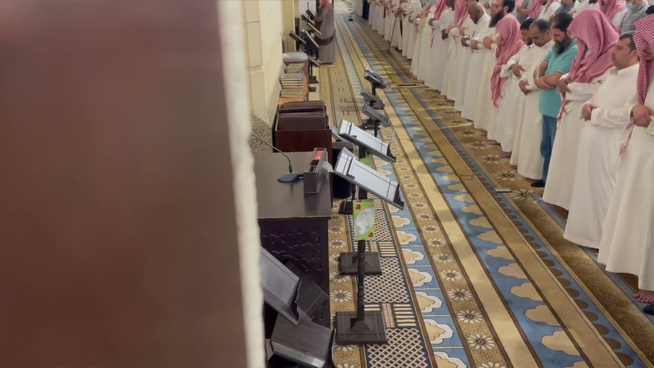 (وبرزوا لله الواحد القهار) عشائية حزينة من سورة إبراهيم للشيخ صالح الهبدان من جامع الراجحي بالرياض