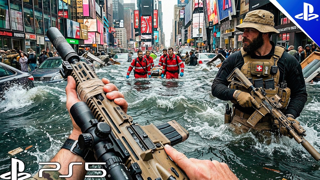 O INFERNO VEIO DAS ÁGUAS (PS5) Jogabilidade Imersiva com Gráficos ULTRA [4K60FPS] Call of Duty