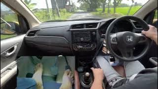 POV Drive Brio Satya Manual Sambil Latihan Mobil Manual