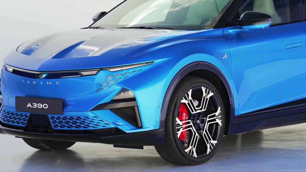 Alpine A390 GT Exterior Design in Alpine Vision Blue